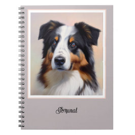 Australian Shepherd Kopf -  Anteckningsbok
