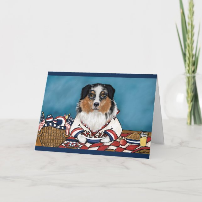 Australian shepherd kort (Framsida)