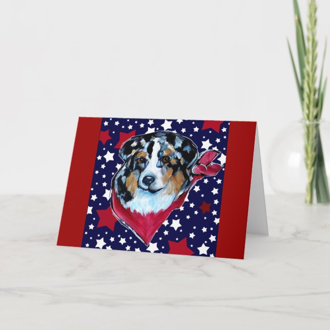 AUSTRALIAN SHEPHERD KORT (Framsida)