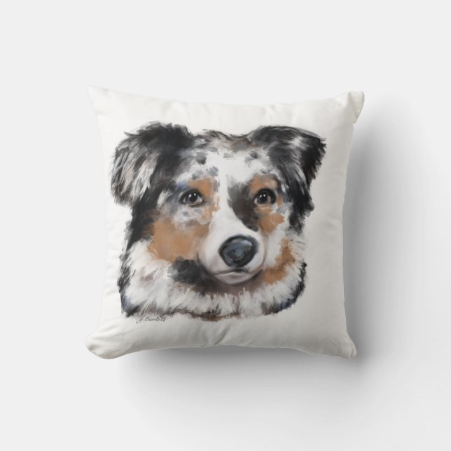Australian Shepherd Kudde (Framsida)