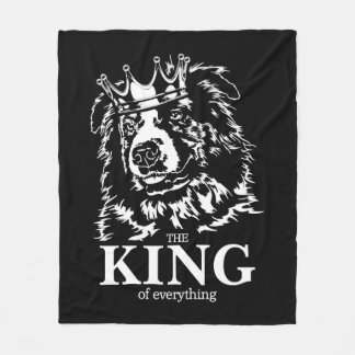 Australian shepherd Kung i Allt hund pappa Fleecefilt
