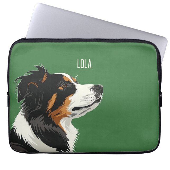 Australian shepherd laptop fodral (Framsidan)