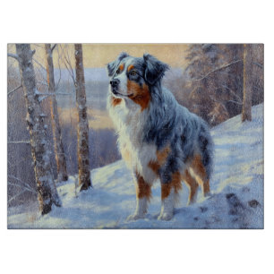 Australian shepherd Låt det snöa jul