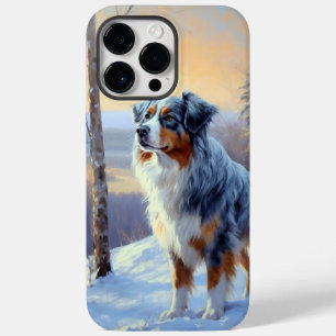 Australian shepherd Låt det snöa jul