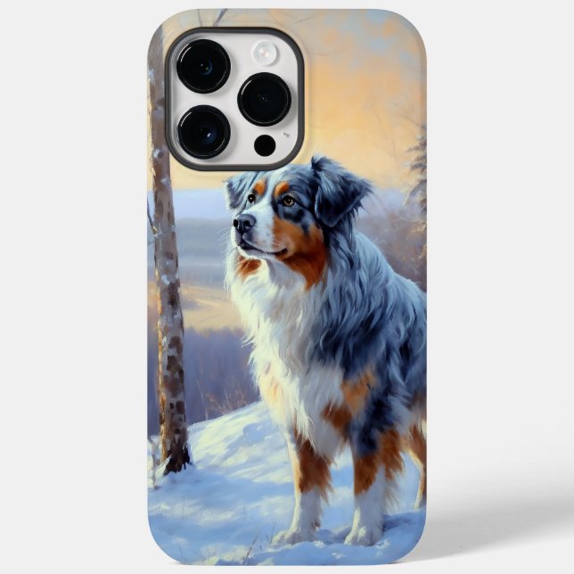 Australian shepherd Låt det snöa jul (Baksida)