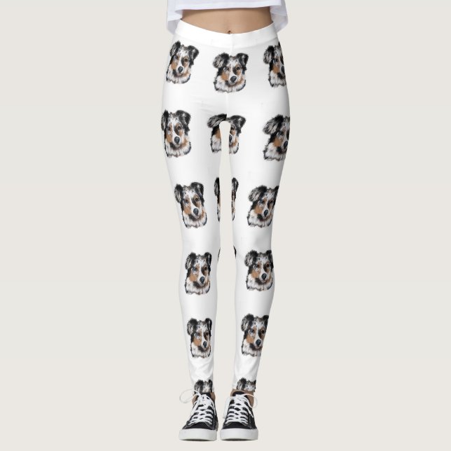 Australian shepherd leggings (Framsida)