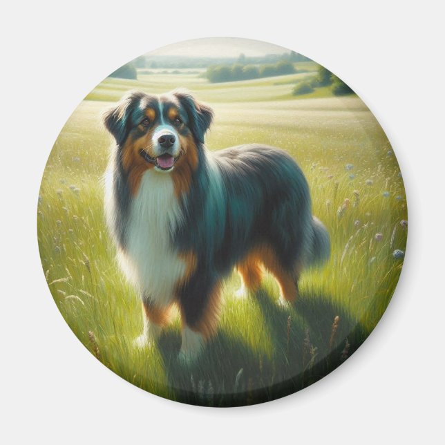 Australian Shepherd Magnet (Framsidan)
