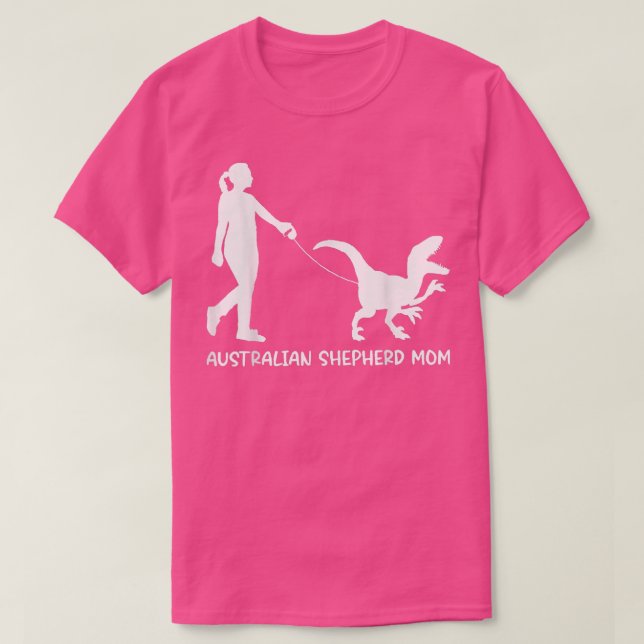Australian shepherd Mamma T-shirt354 T Shirt (Design framsida)