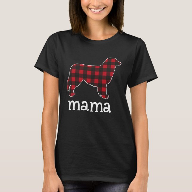 Australian Shepherd Mom Mama for Aussie Dog  Shepa T Shirt (Framsida)