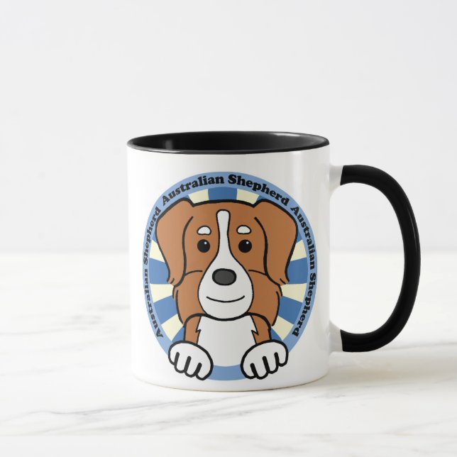Australian shepherd mugg (Höger)
