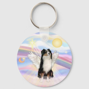 Australian shepherd nyckelring