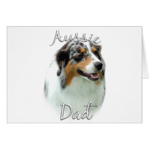 AUSTRALIAN SHEPHERD PAPPA 2 HÄLSNINGSKORT