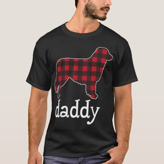 Australian shepherd pappa jul Red Play Auss T Shirt (Framsida)