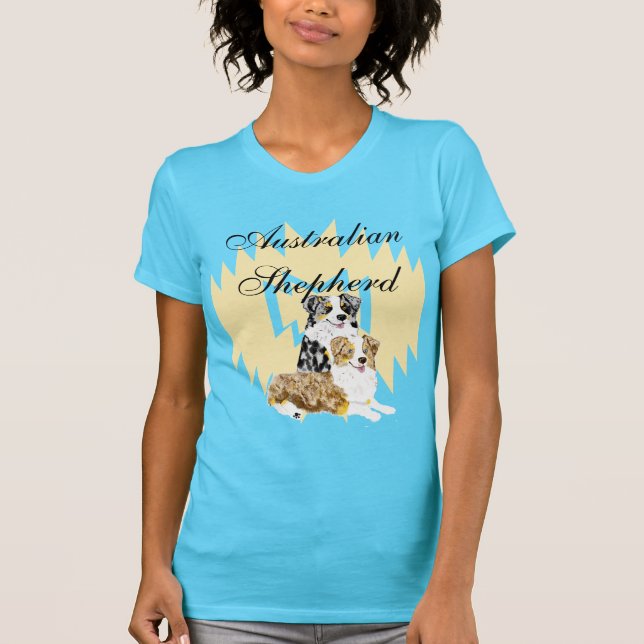 Australian shepherd parar 1 tee (Framsida)
