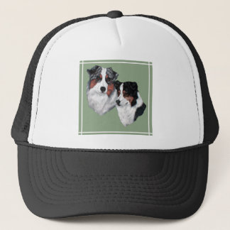 Australian shepherd parar truckerkeps