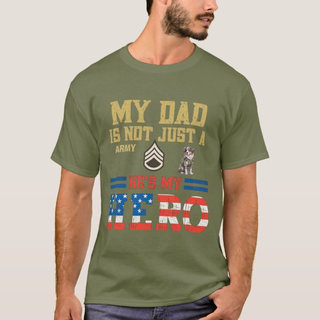 Australian shepherd-personalinspektör Pappa T Shirt (Framsida)