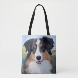 Australian Shepherd Portrait  -  Tygkasse