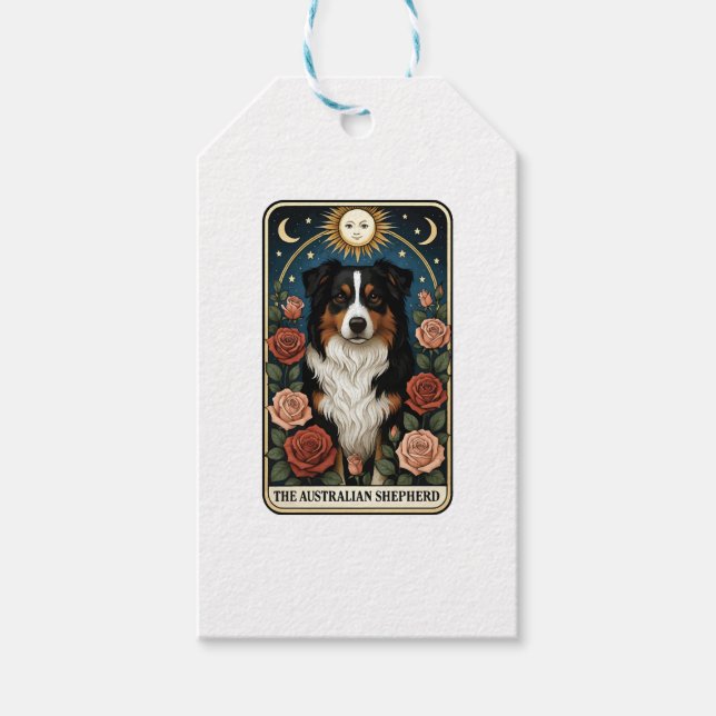Australian shepherd presentetikett (Framsidan)