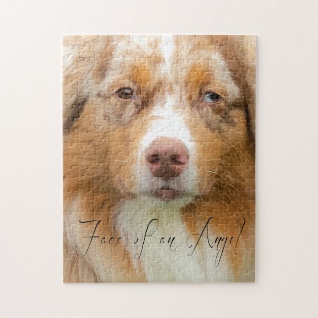 Australian shepherd Puzzle Pussel (Vertikal)
