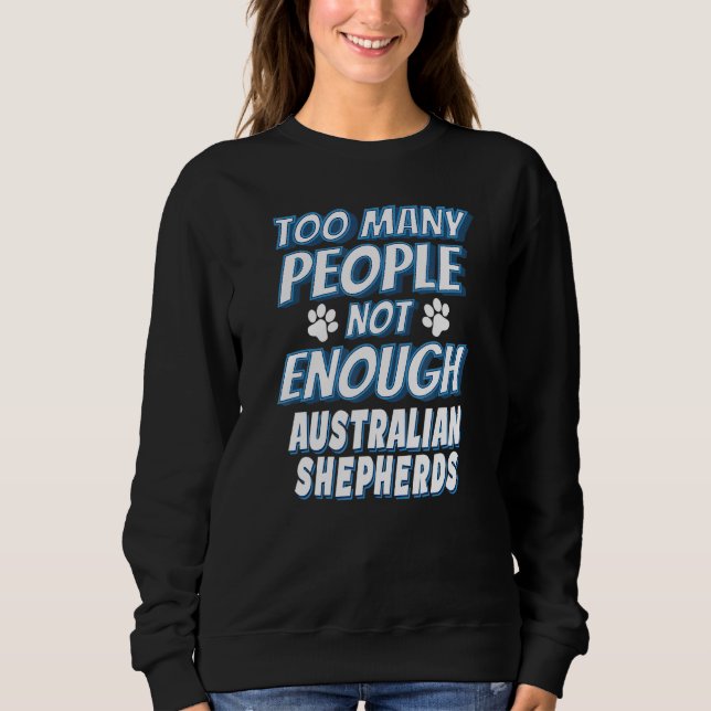 Australian Shepherd-ras Hundägare Hund T Shirt (Framsida)