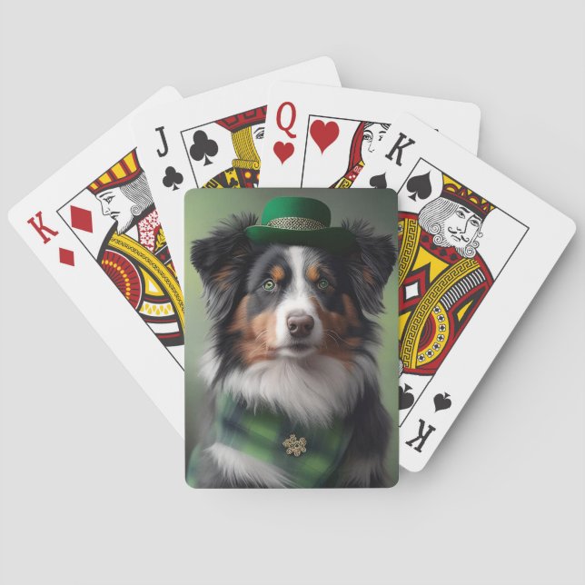 australian shepherd saint patrick casinokort (Baksidan)