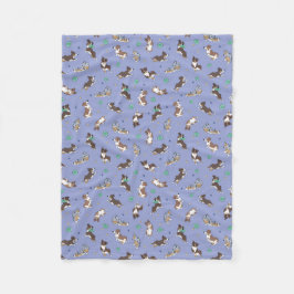 Australian shepherd spelar Roligt Fleece Blanket
