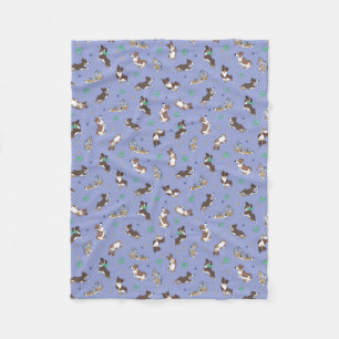 Australian shepherd spelar Roligt Fleece Blanket