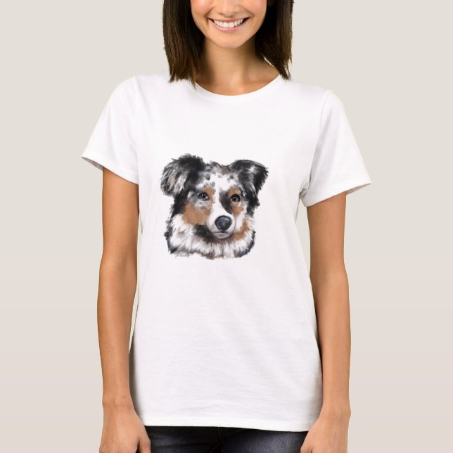 Australian shepherd t-shirt (Framsida)