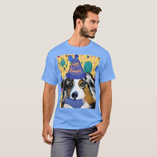 AUSTRALIAN SHEPHERD T SHIRT (Hel framsida)