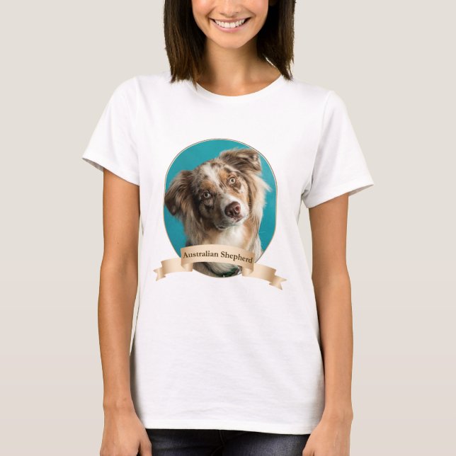 Australian shepherd t-shirt (Framsida)