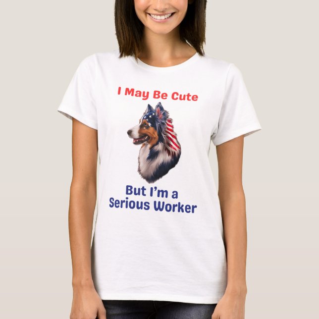 Australian shepherd t shirt (Framsida)