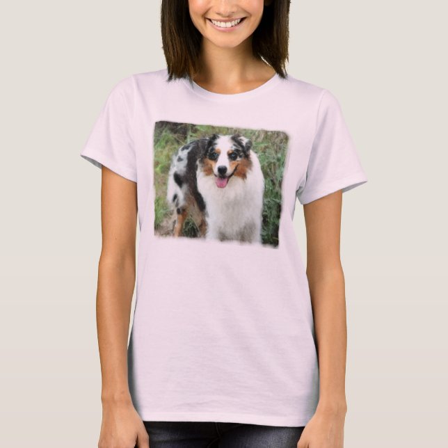 Australian shepherd tee shirt (Framsida)