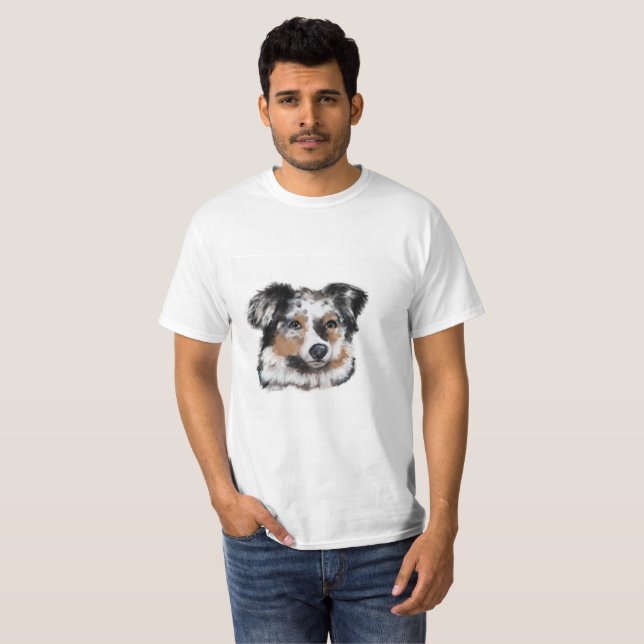 Australian Shepherd Tee Shirt (Hel framsida)