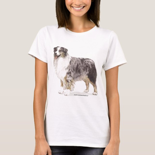 Australian shepherd tee shirt (Framsida)
