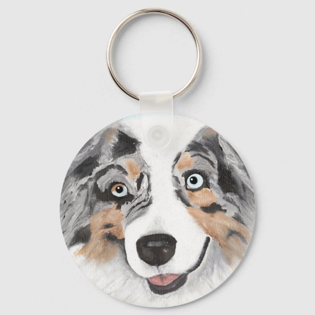 Australian shepherd ~ Toby Nyckelring (Framsida)
