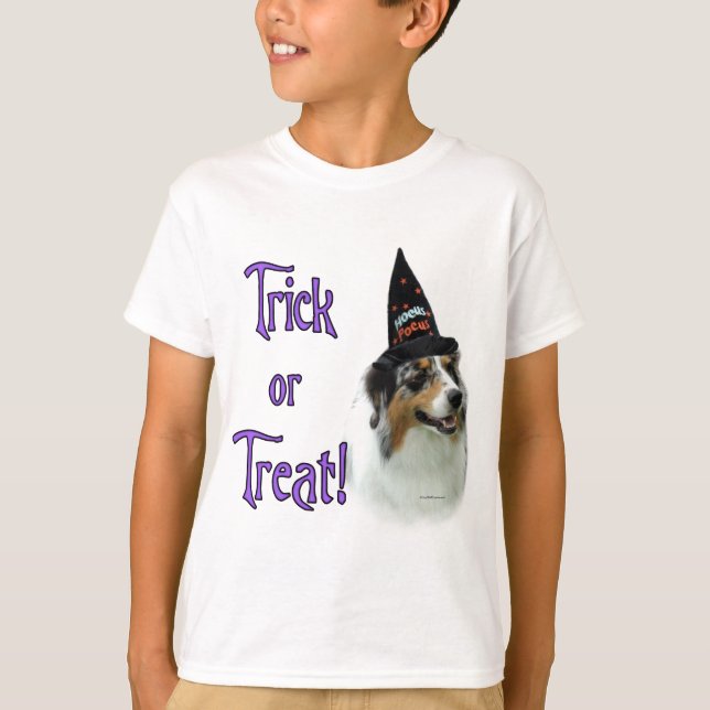 Australian shepherd Trick Tee Shirt (Framsida)