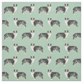 Australian shepherd tyg, söt hund tyg