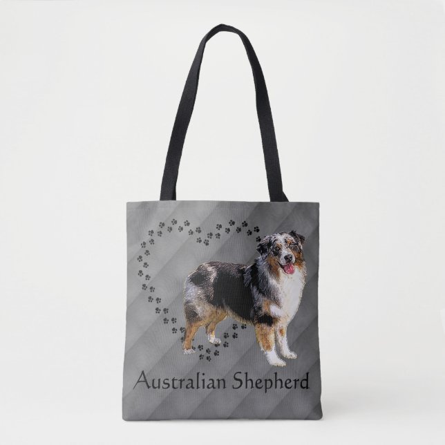 Australian shepherd tygkasse (Framsida)