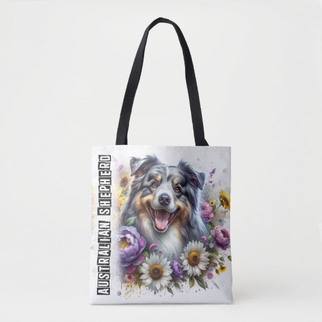 Australian shepherd tygkasse (Framsida)