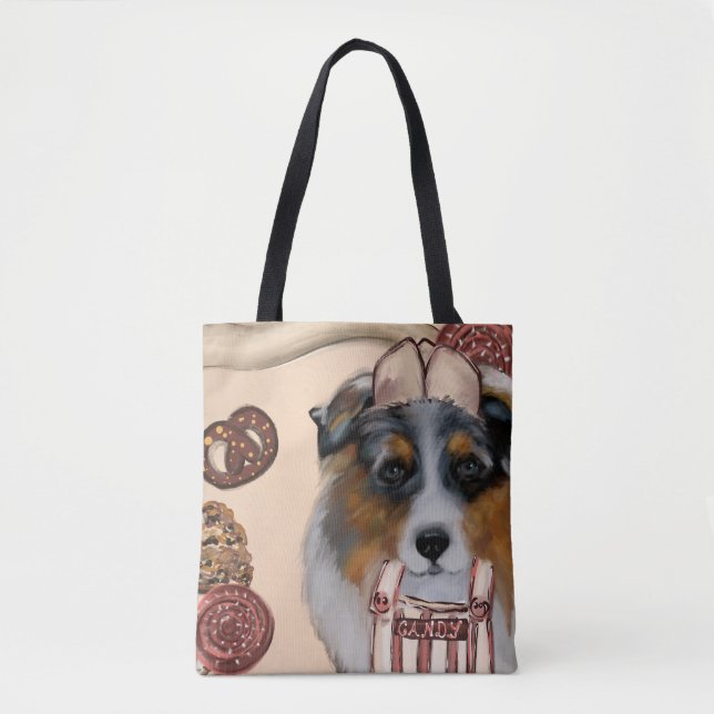 AUSTRALIAN SHEPHERD TYGKASSE (Framsida)