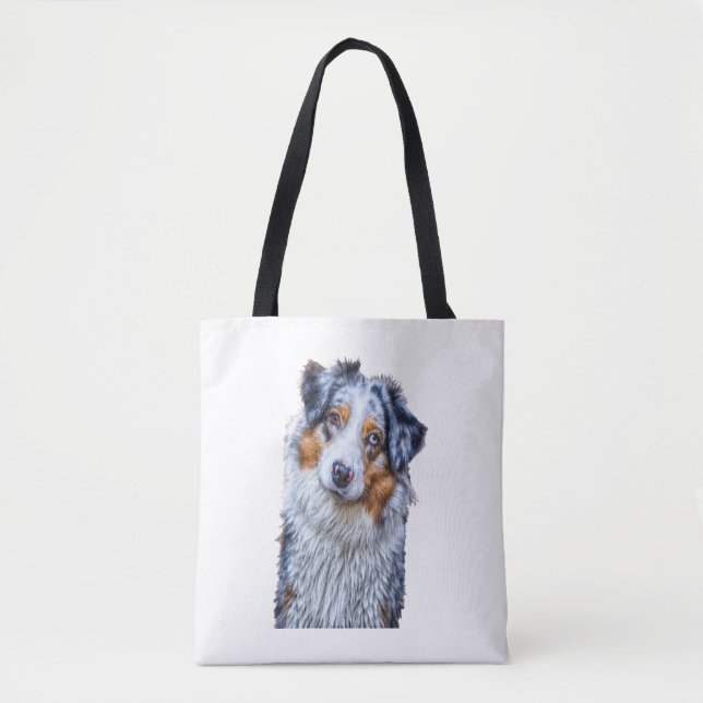 Australian shepherd tygkasse (Framsida)