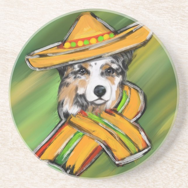 Australian shepherd underlägg (Framsidan)