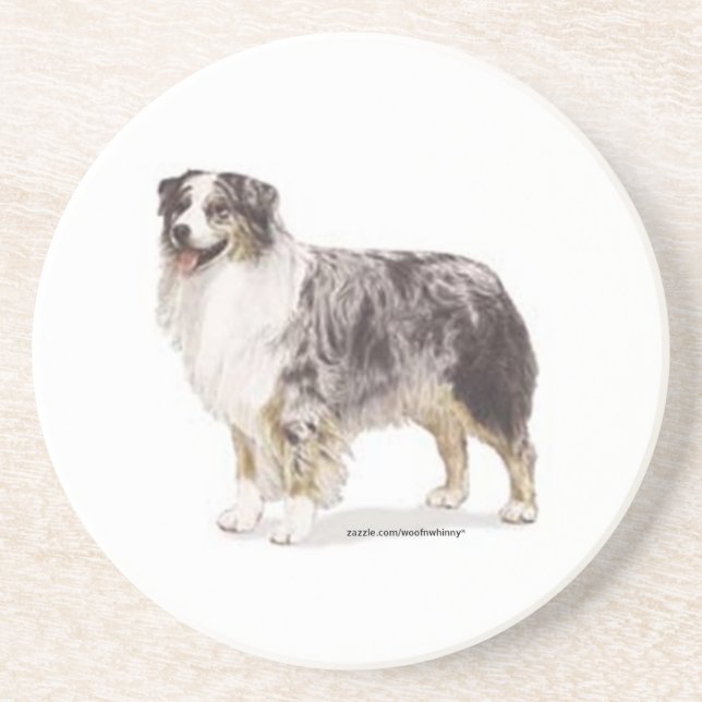 Australian shepherd underlägg sandsten (Framsidan)