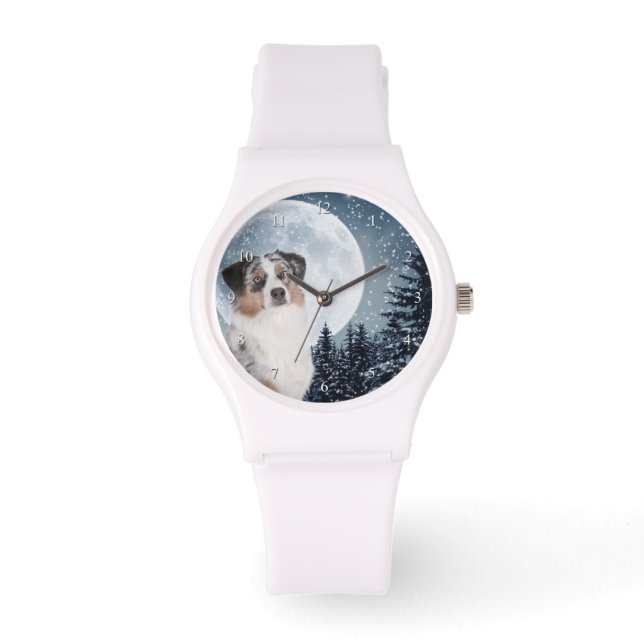 Australian shepherd Watch Armbandsur (Framsida)