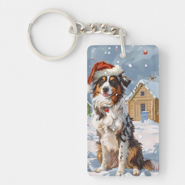 Australian shepherd Winter Wonderland jul (Framsidan)