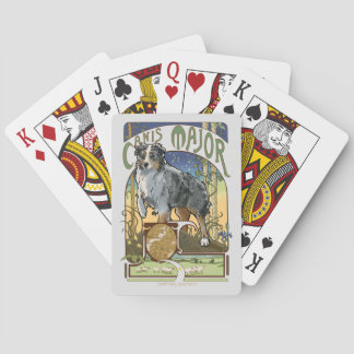 Australian shepherdcanisen ha som huvudämne casinokort