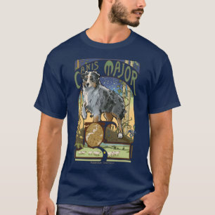 Australian shepherdcanisen ha som huvudämne t shirt