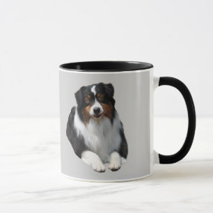 Australian shepherdförmyndaremugg mugg