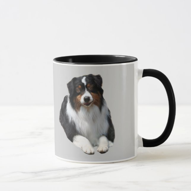 Australian shepherdförmyndaremugg mugg (Höger)