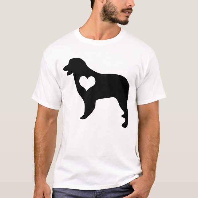 Australian shepherdhjärtamanar T-tröja Tröja (Framsida)